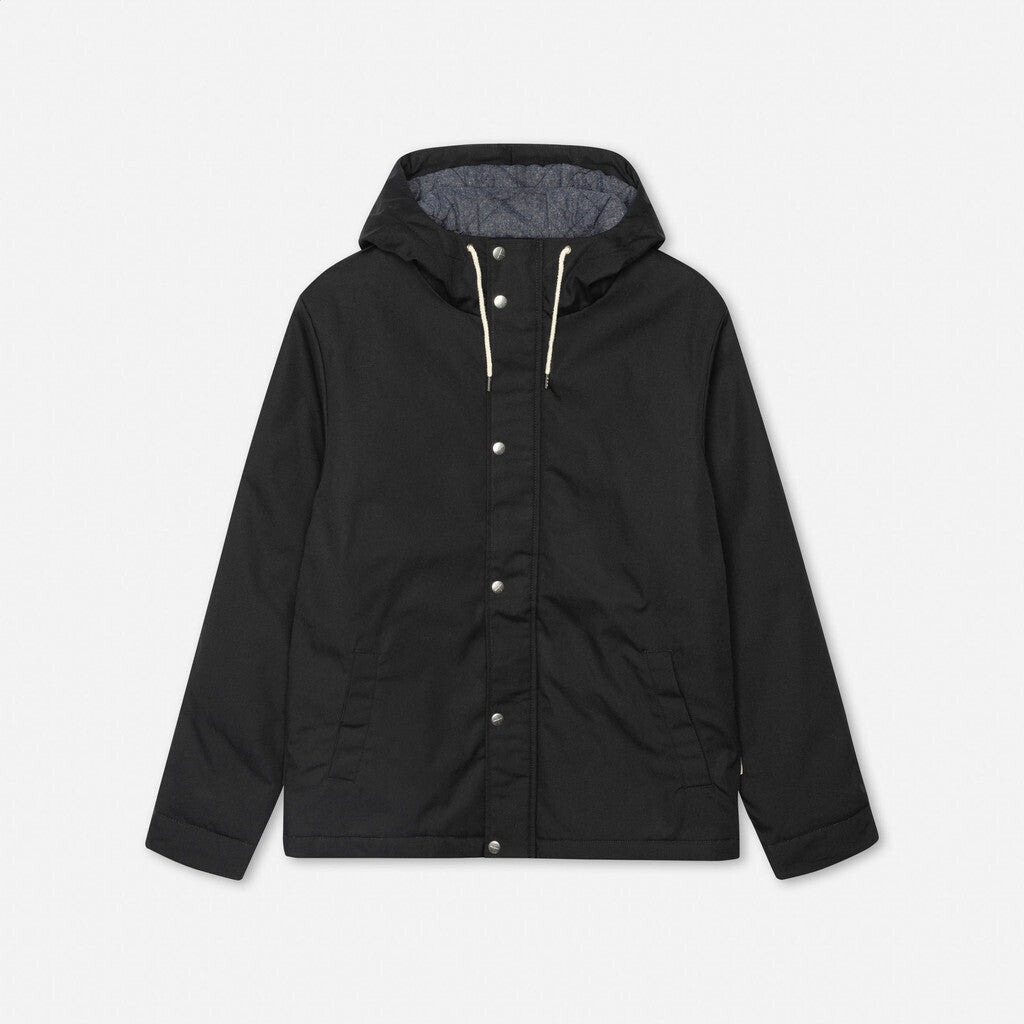 Revolution Hooded Jacket Winter Outerwear Black