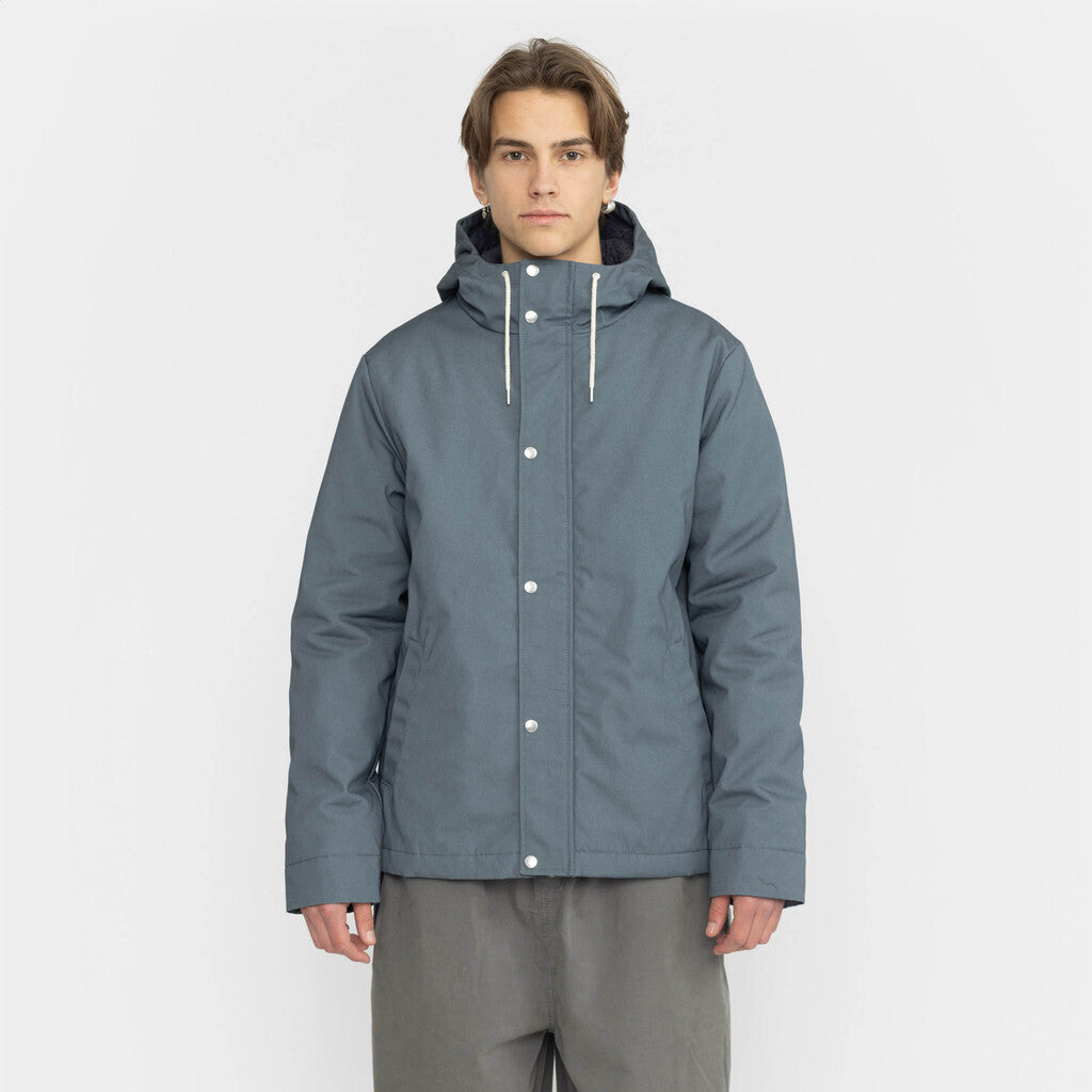 Revolution Hooded Jacket Winter Outerwear Dustblue