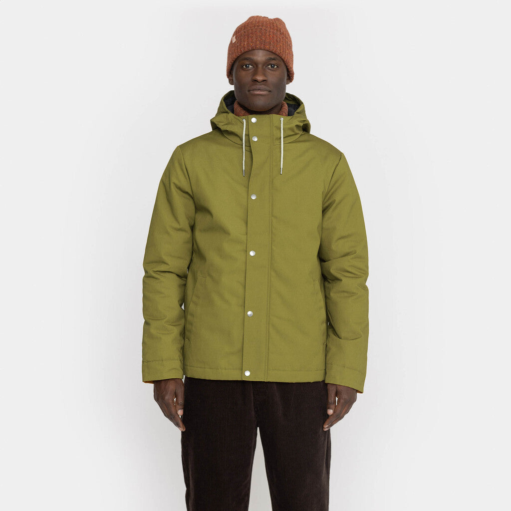 Revolution Hooded Jacket Winter Outerwear Green