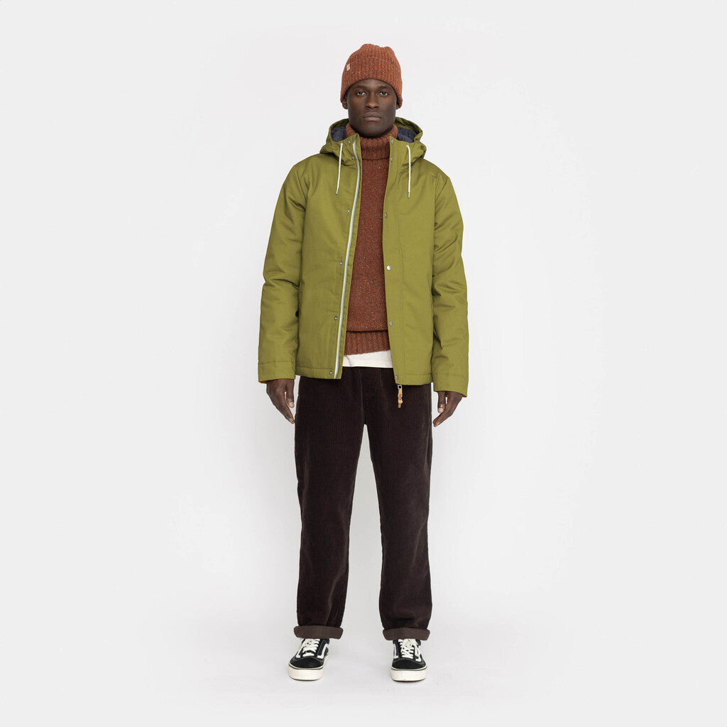 Revolution Hooded Jacket Winter Outerwear Green