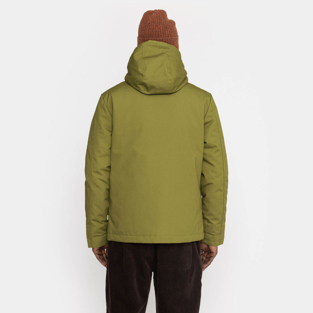 Revolution Hooded Jacket Winter Outerwear Green