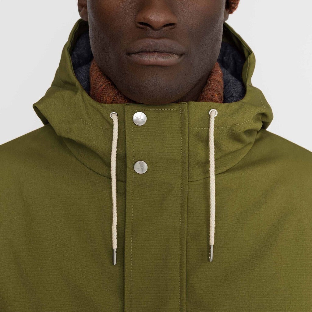 Revolution Hooded Jacket Winter Outerwear Green