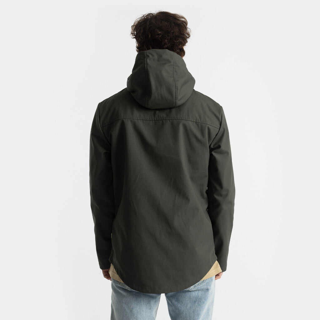 Revolution Hooded Jacket Lightweight Outerwear Army