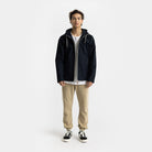 Revolution Hooded Jacket Lightweight Outerwear Navy