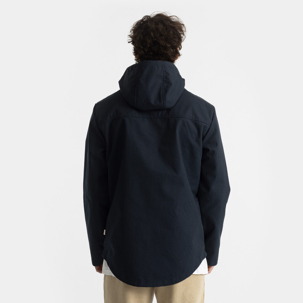 Revolution Hooded Jacket Lightweight Outerwear Navy