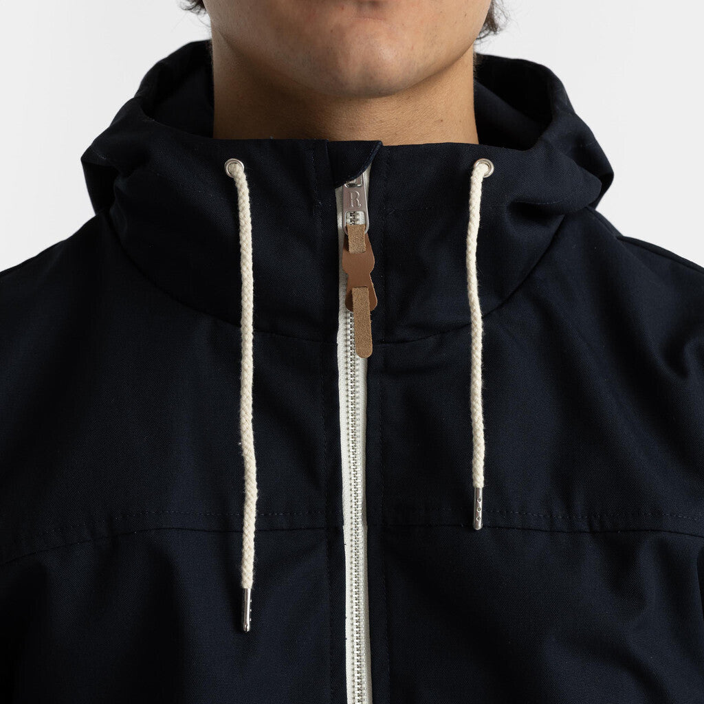 Revolution Hooded Jacket Lightweight Outerwear Navy