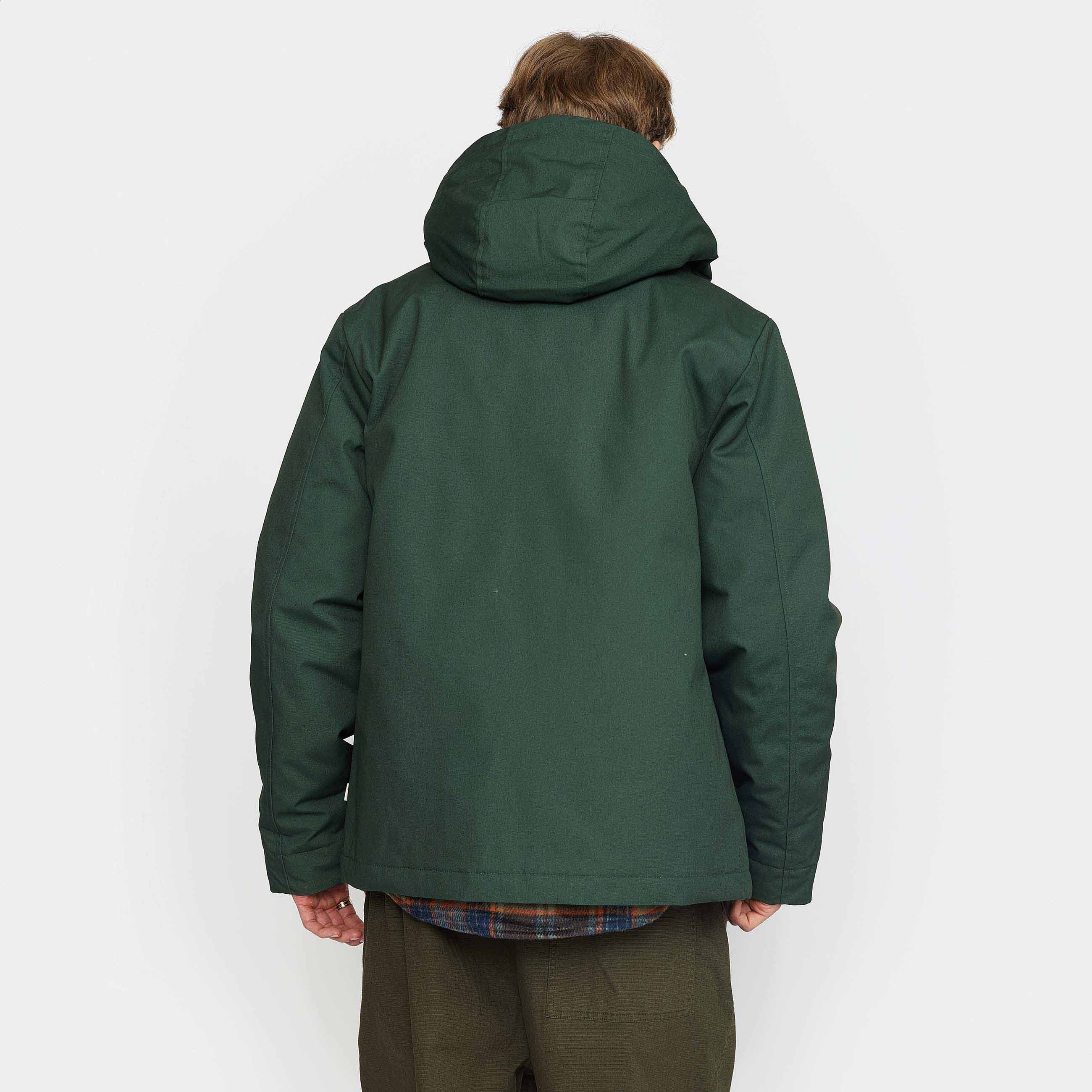 Revolution Hooded Jacket Winter Outerwear Darkgreen