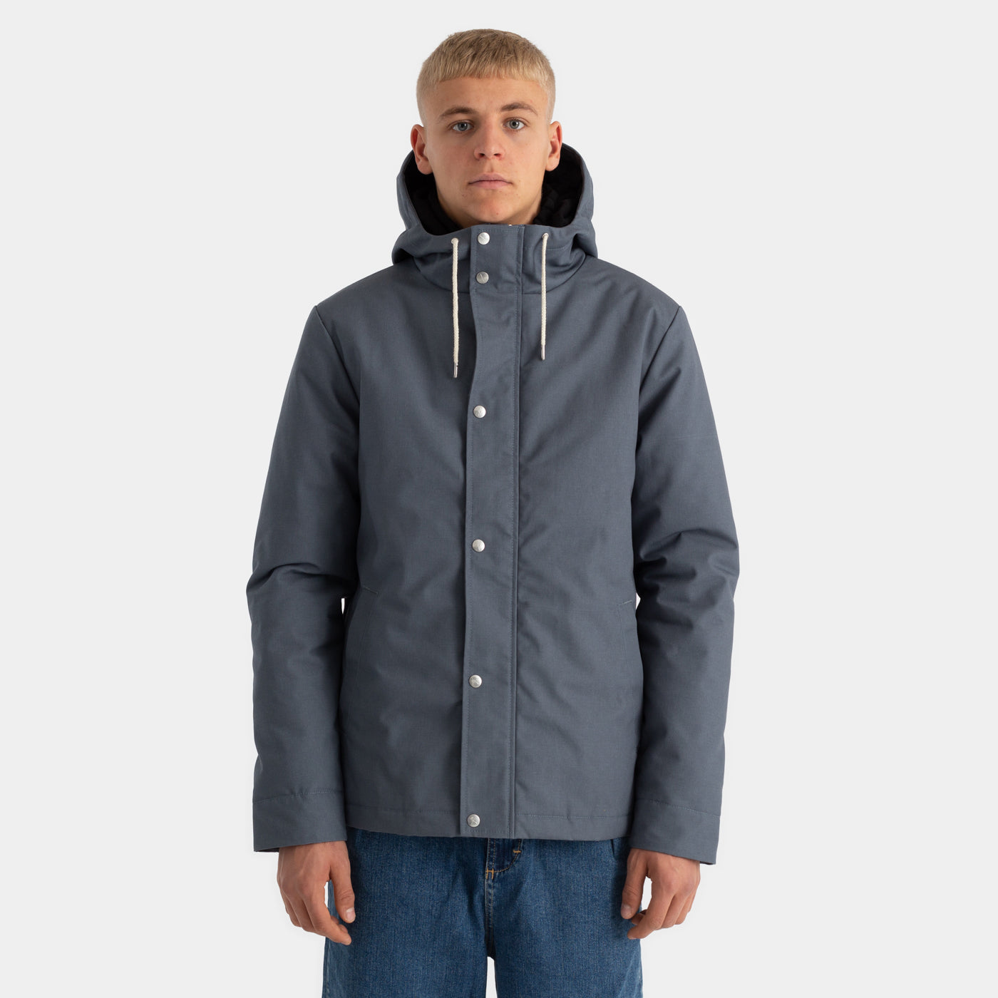 Revolution Hooded Jacket Winter Outerwear Dustblue