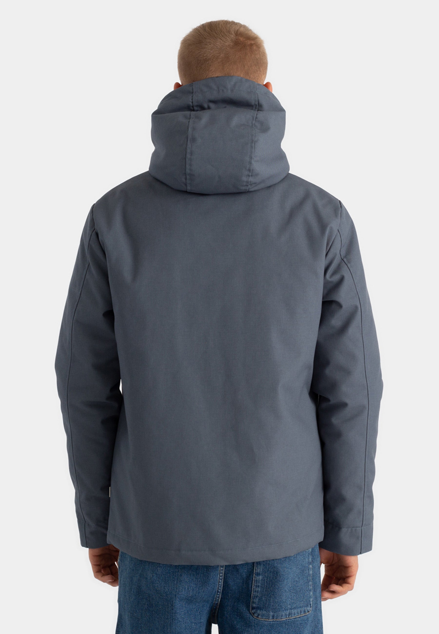 Revolution Hooded Jacket Winter Outerwear Dustblue