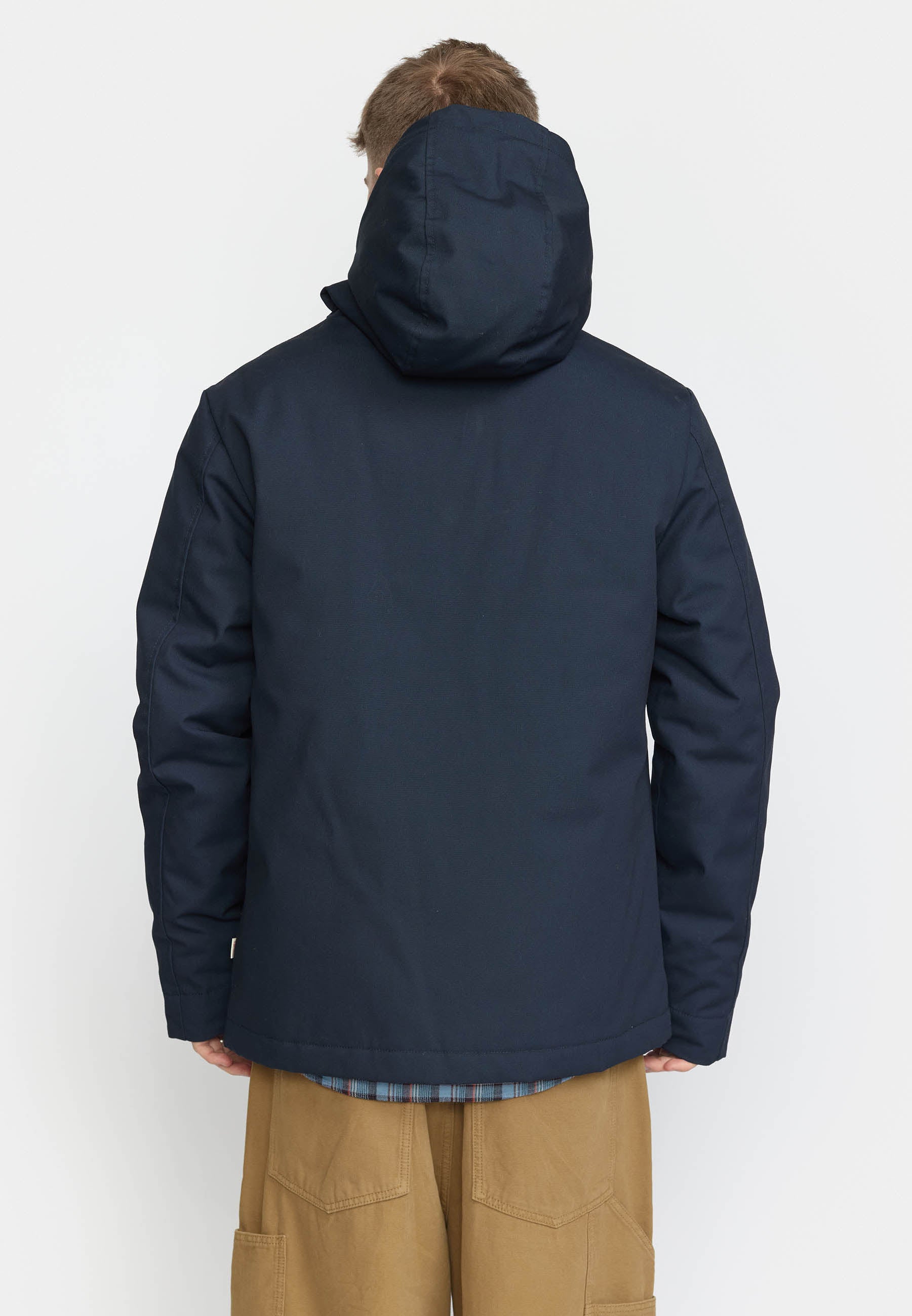 Revolution Hooded Jacket Winter Outerwear Navy