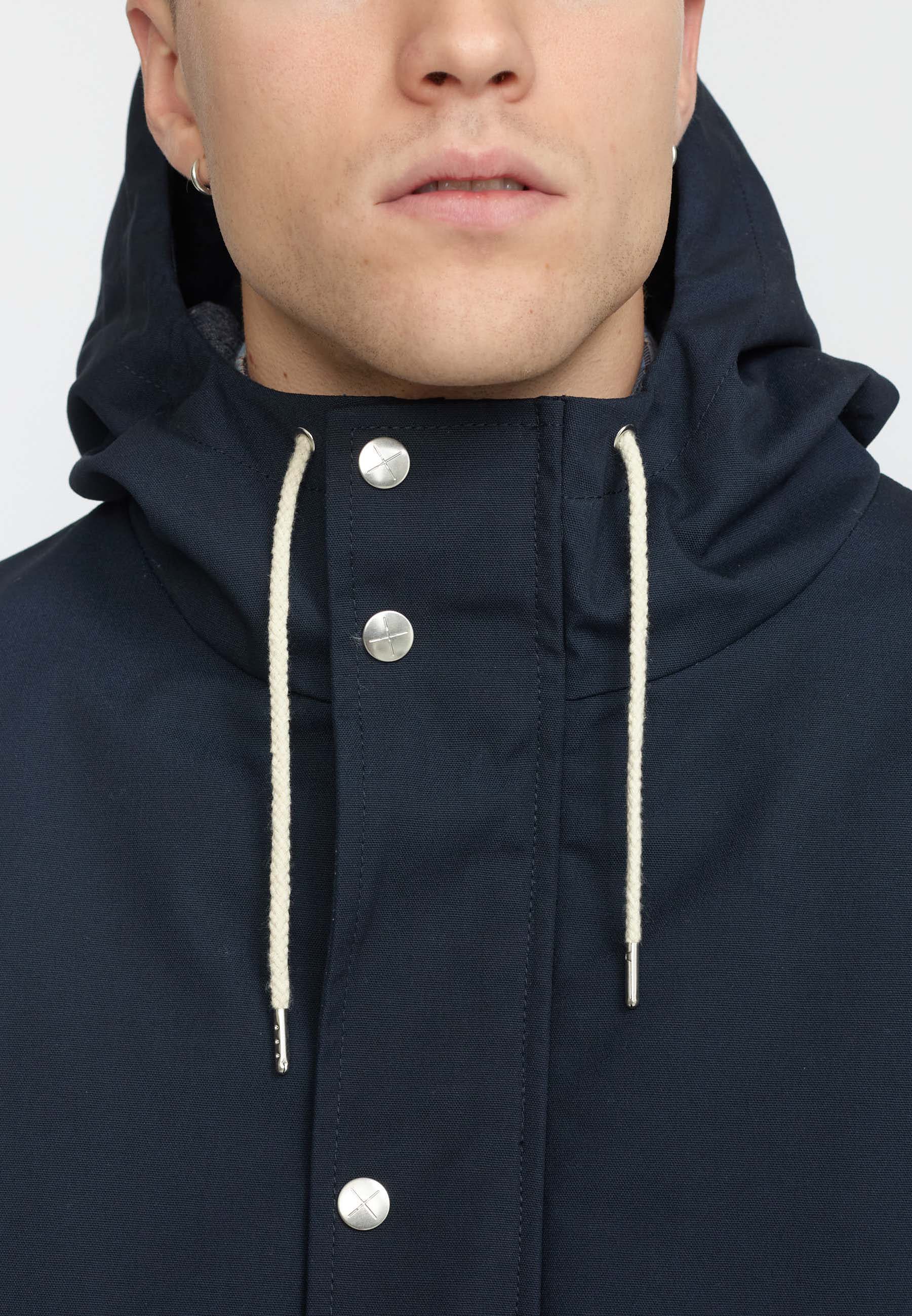 Revolution Hooded Jacket Winter Outerwear Navy