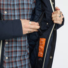 Revolution Hooded Jacket Winter Outerwear Navy