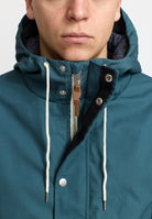 Revolution Hooded Jacket Winter Outerwear Petrol