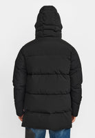 Revolution Hooded Puffer Jacket Winter Outerwear Black