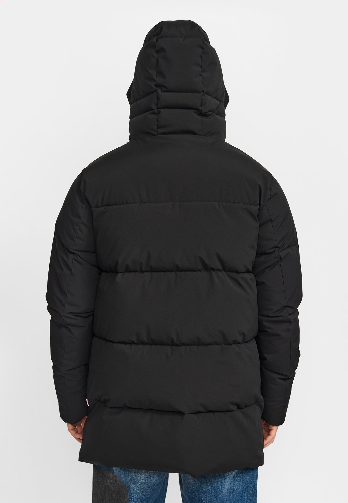 Revolution Hooded Puffer Jacket Winter Outerwear Black