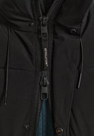 Revolution Hooded Puffer Jacket Winter Outerwear Black