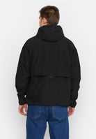 Revolution Hooded Track Jacket Lightweight Outerwear Black