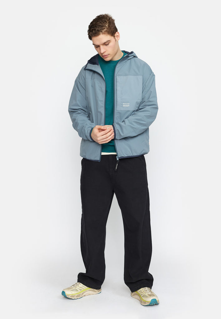 Revolution Hooded Track Jacket Lightweight Outerwear Blue