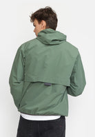 Revolution Hooded Track Jacket Lightweight Outerwear Dustgreen