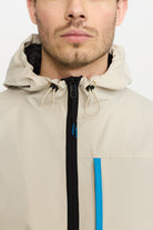 Revolution Hooded Track Jacket Lightweight Outerwear Blue