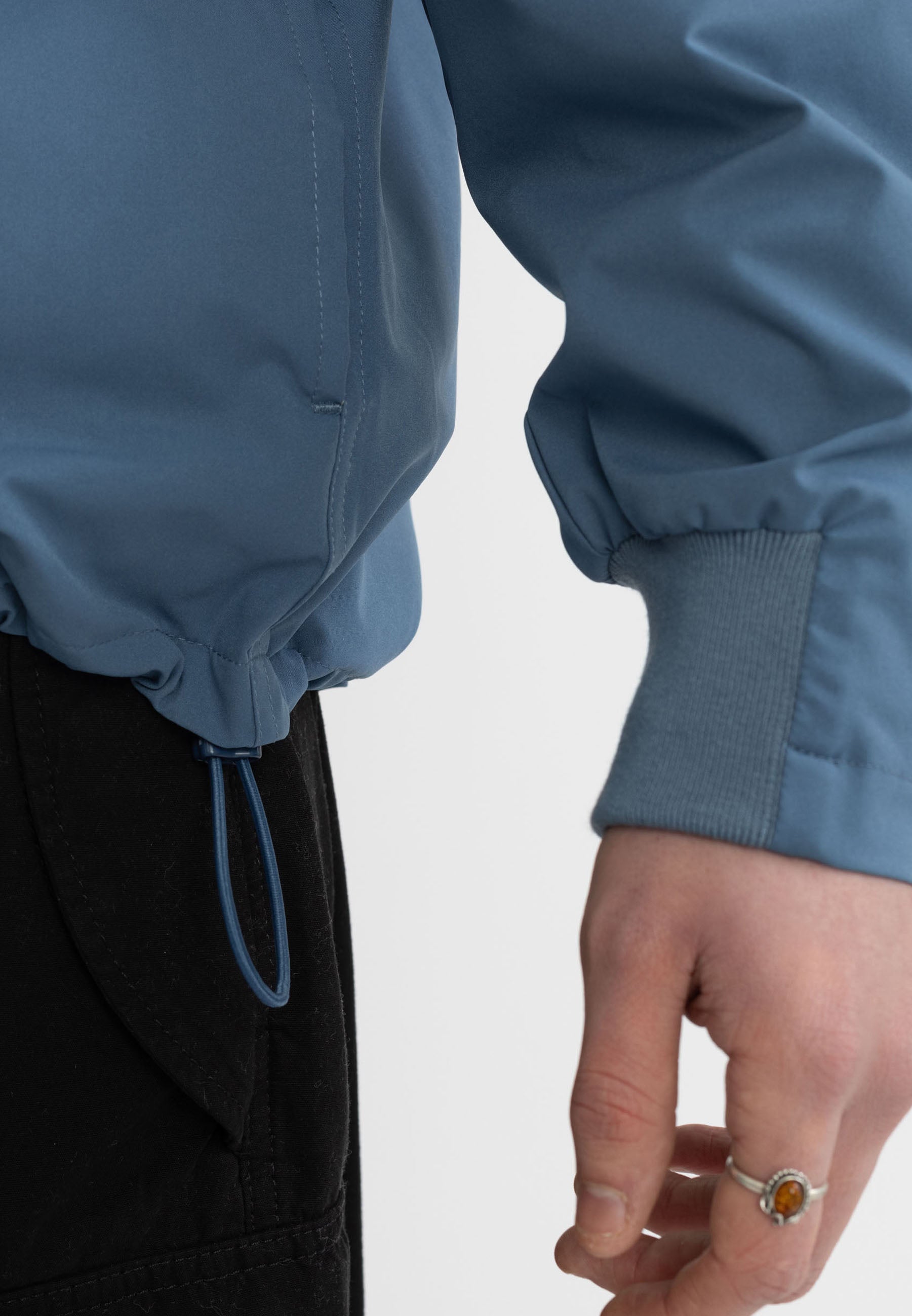 Revolution Hooded Windbreaker Lightweight Outerwear Blue