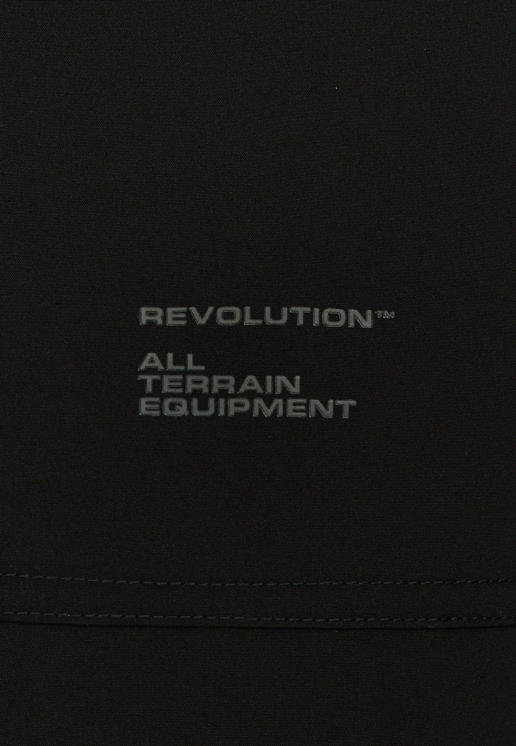 Revolution Hooded Windbreaker Lightweight Outerwear Black