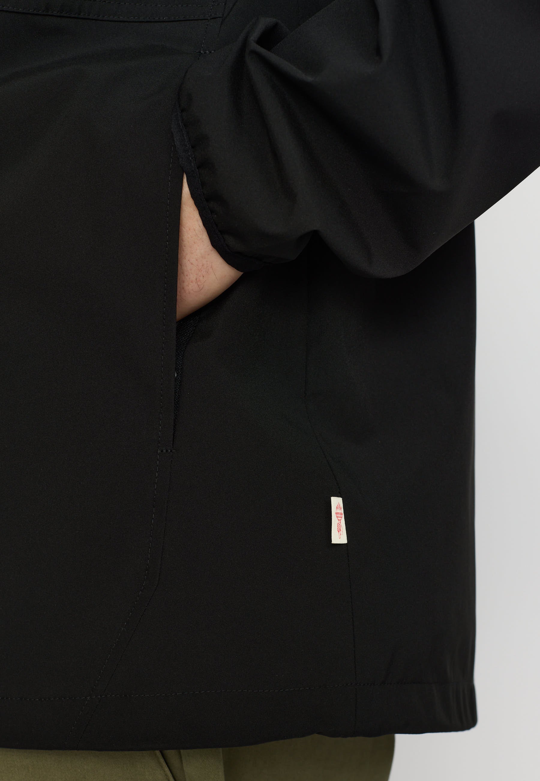 Revolution Hooded Windbreaker Lightweight Outerwear Black