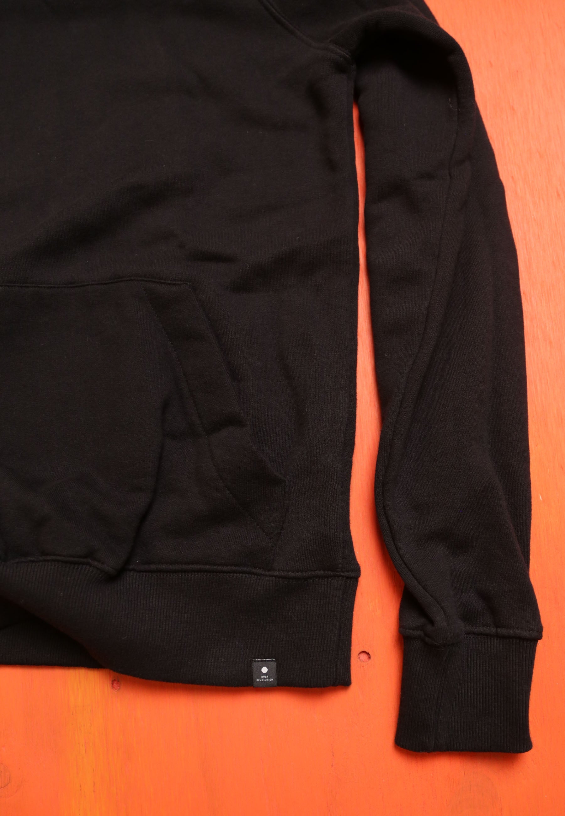 Revolution Hoodie sweatshirt Vintaged Black