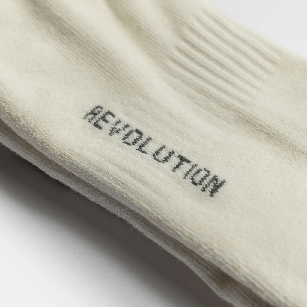 Revolution Jaquard Crew Sock Socks White