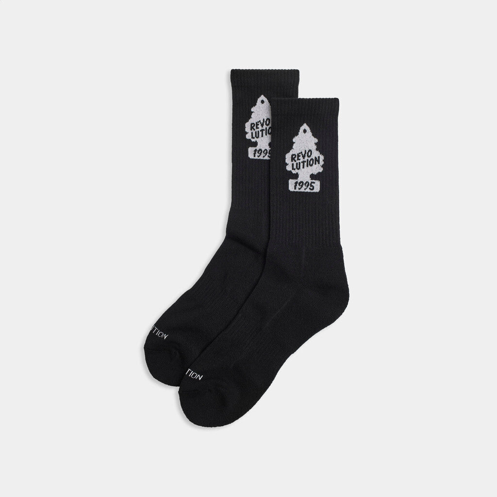 Revolution Jaquard Crew Sock Socks Black