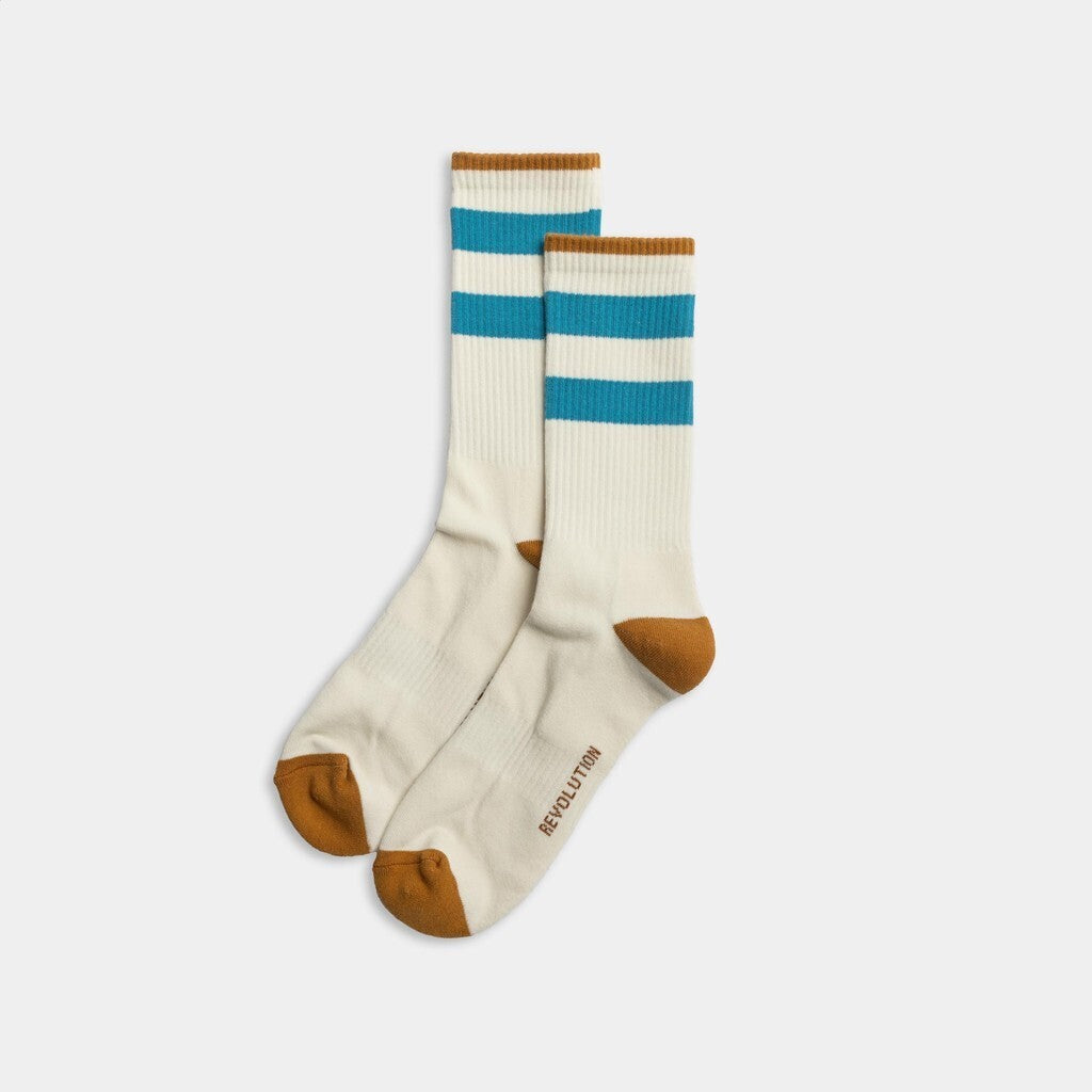 Revolution Jaquard Crew Sock Socks White