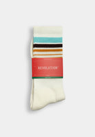 Revolution Jaquard Crew Sock Socks Offwhite
