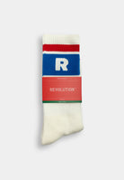 Revolution Jaquard Crew Sock Socks Offwhite