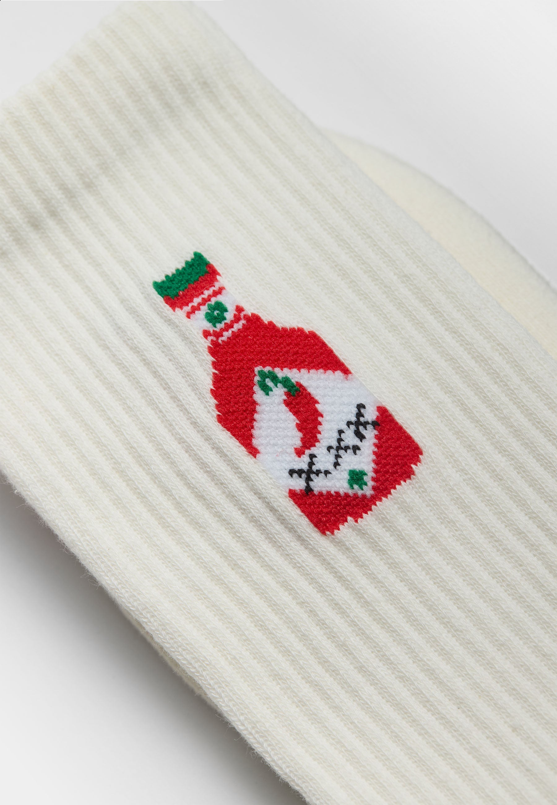 Revolution Jaquard Crew Sock Socks White