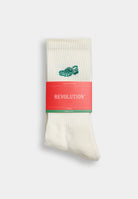 Revolution Jaquard Crew Sock Socks White