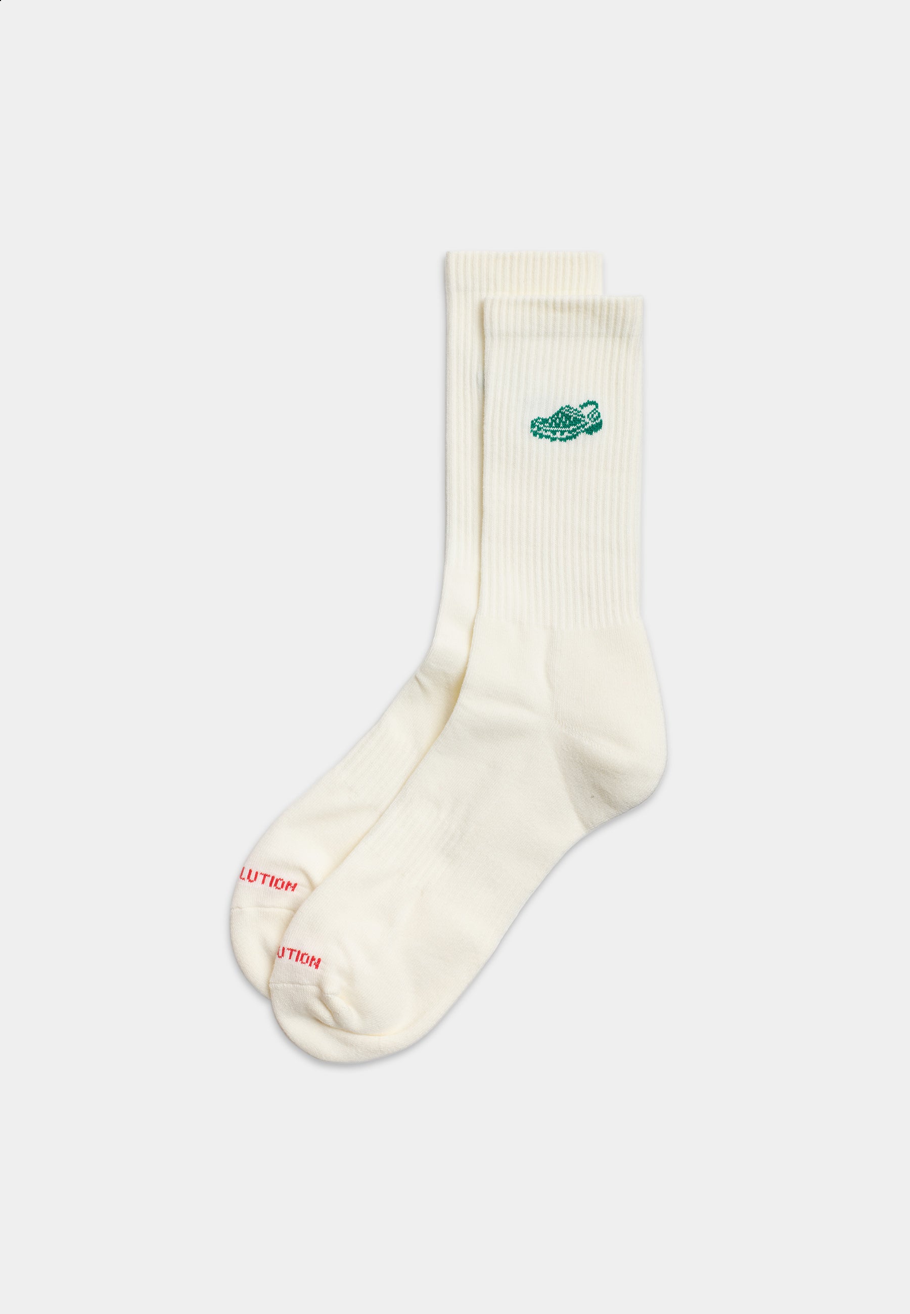 Revolution Jaquard Crew Sock Socks White