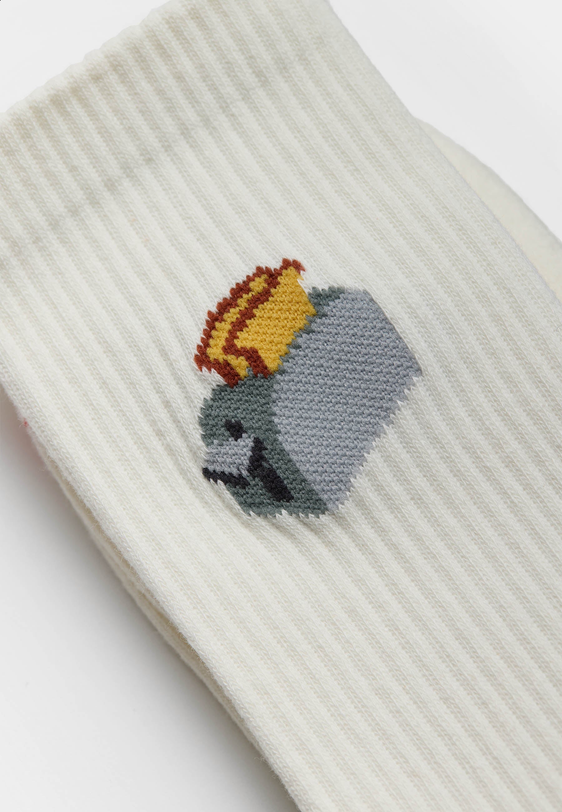 Revolution Jaquard Crew Sock Socks White