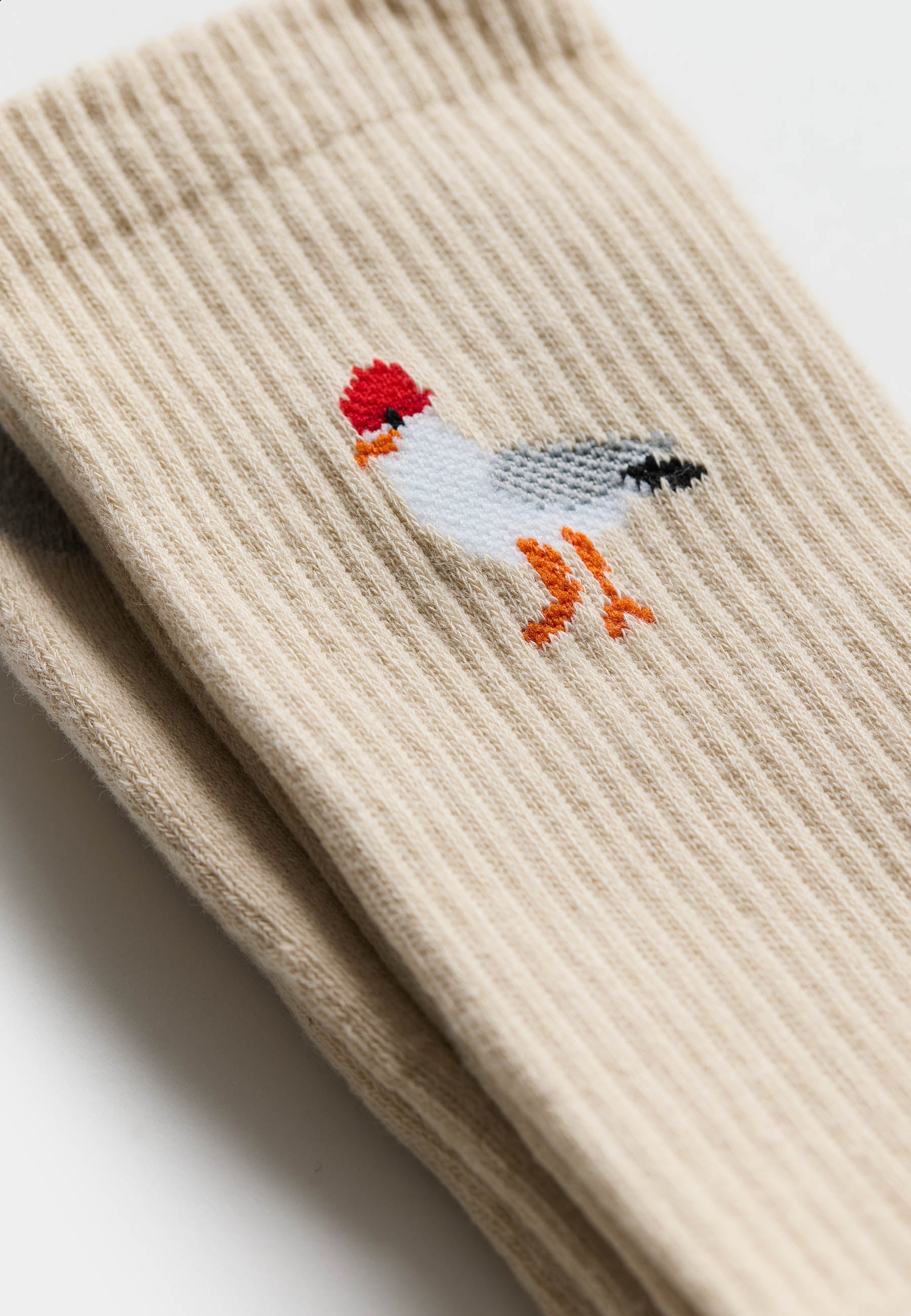 Revolution Jaquard Crew Sock Socks Offwhite