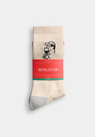 Revolution Jaquard Crew Sock Socks Offwhite