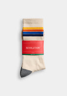 Revolution Jaquard Crew Sock Socks Offwhite