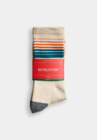 Revolution Jaquard Crew Sock Socks Offwhite