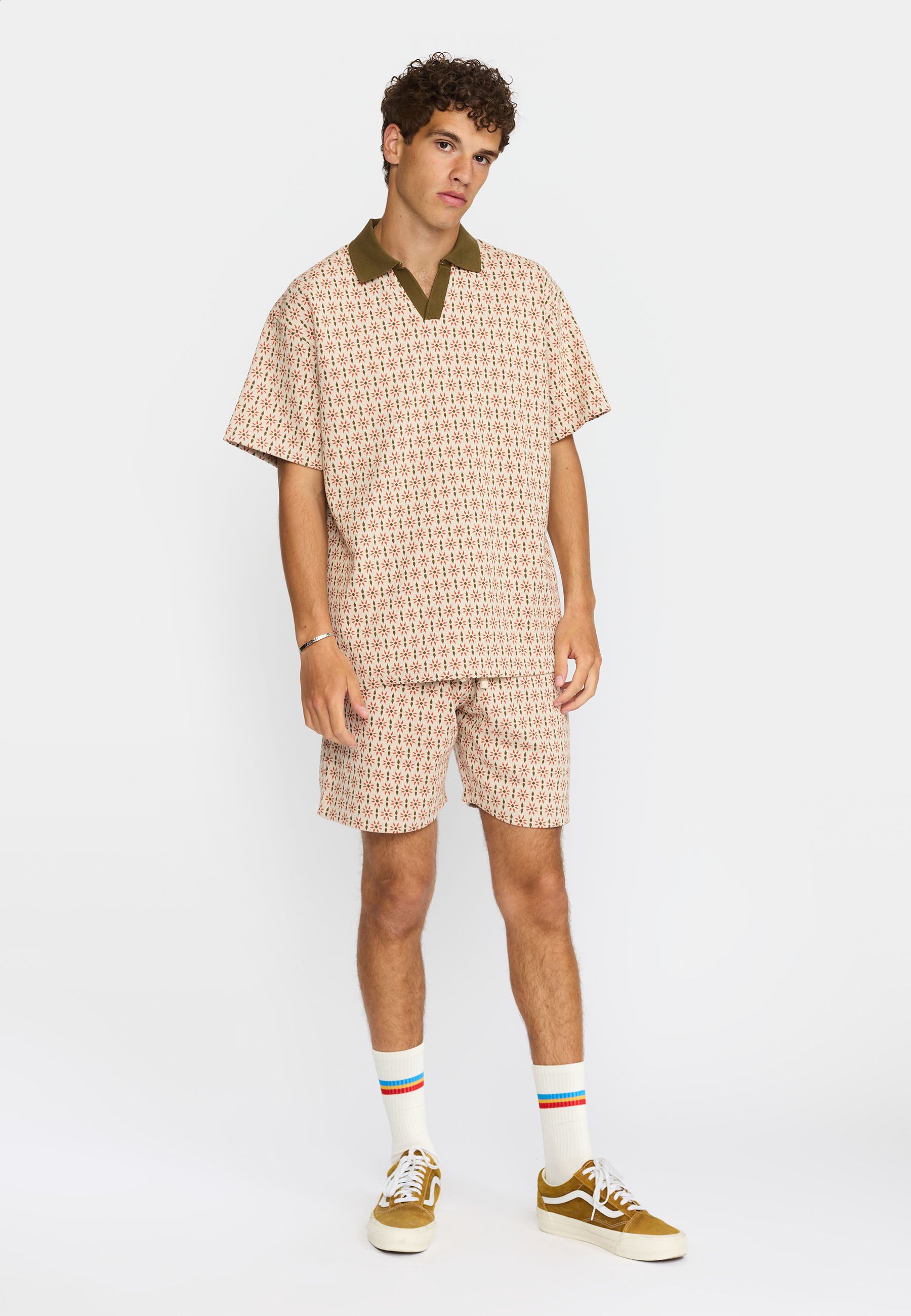Revolution Jaquard Polo Shirt Short-sleeve shirts Orange