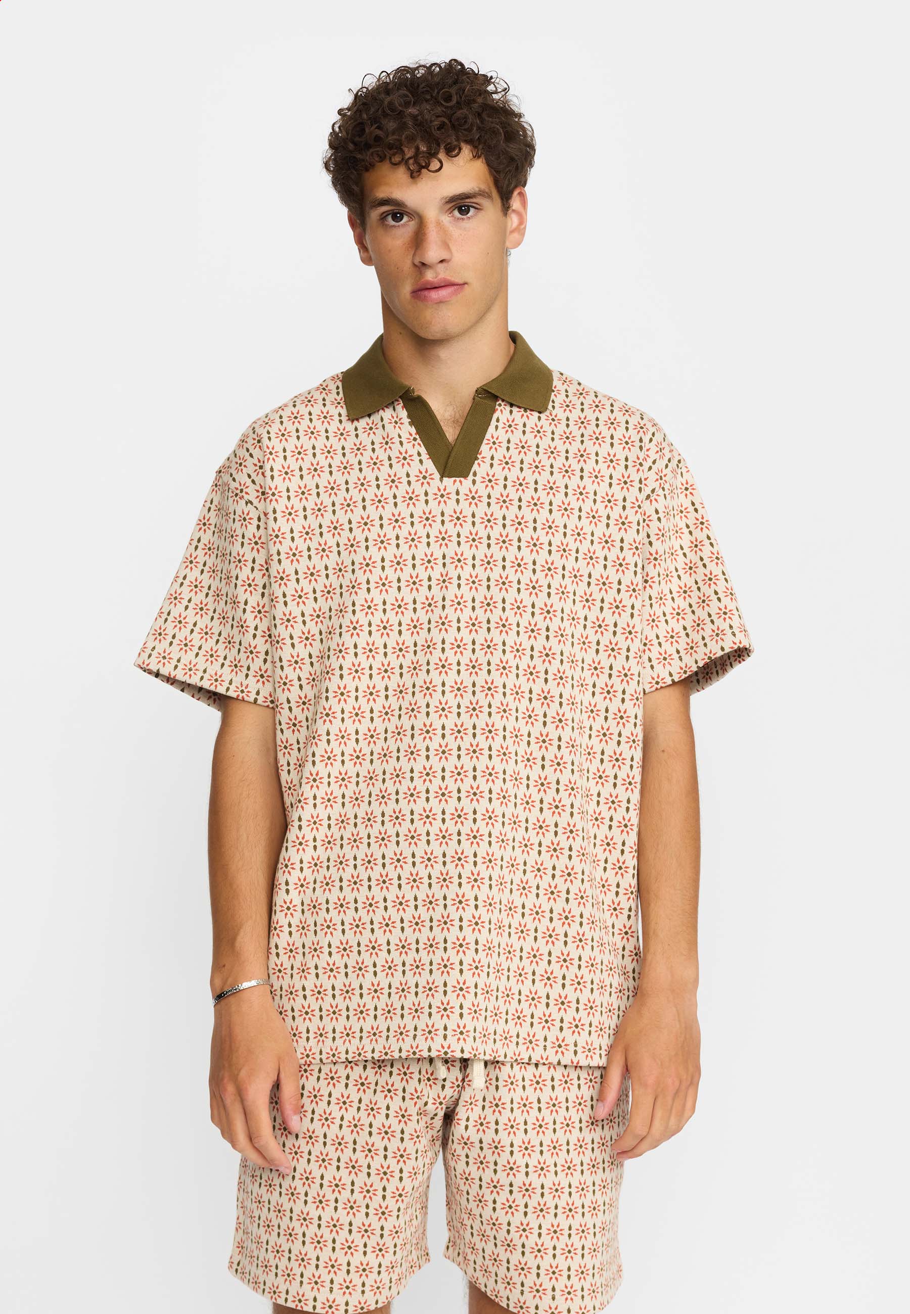 Revolution Jaquard Polo Shirt Short-sleeve shirts Orange