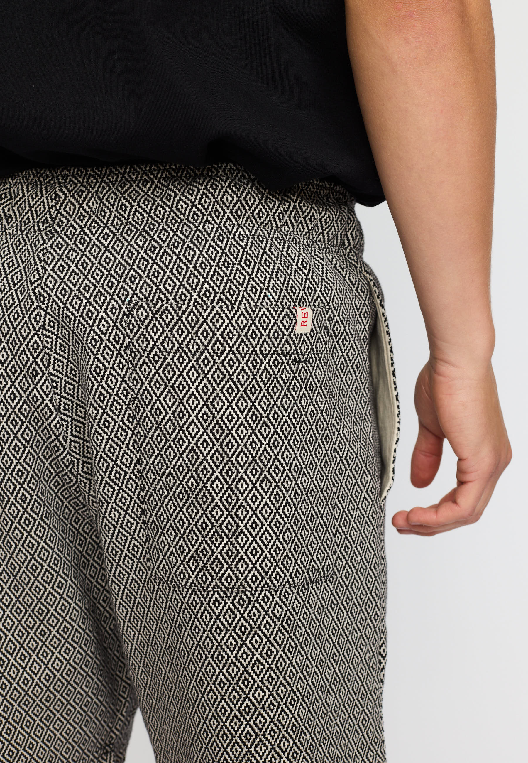 Revolution Jaquard Shorts Shorts Black