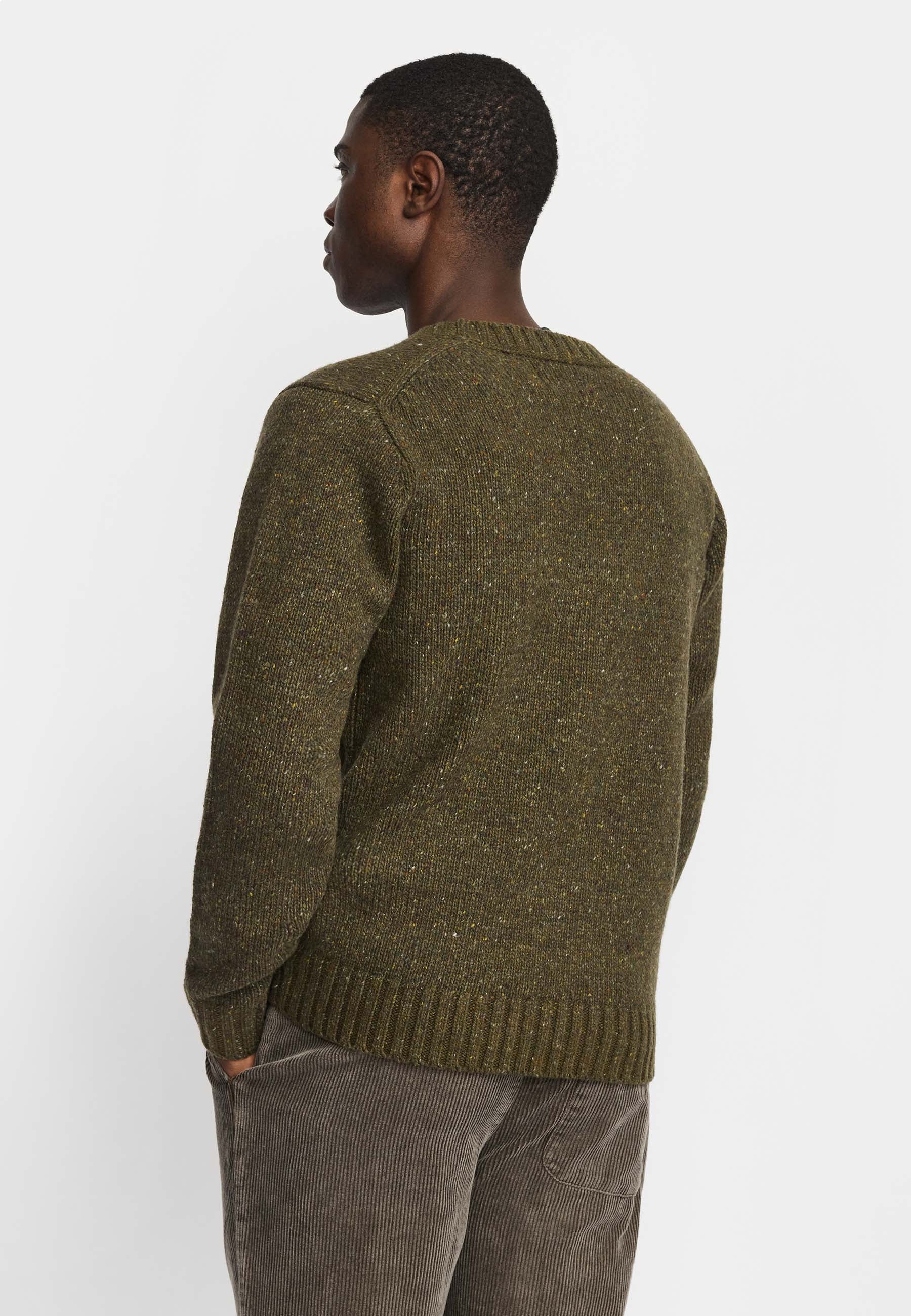 Revolution Knit Cardigan Knitwear Army