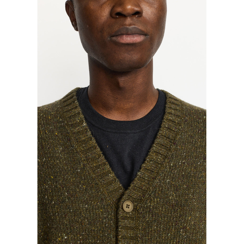 Revolution Knit Cardigan Knitwear Army