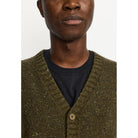 Revolution Knit Cardigan Knitwear Army