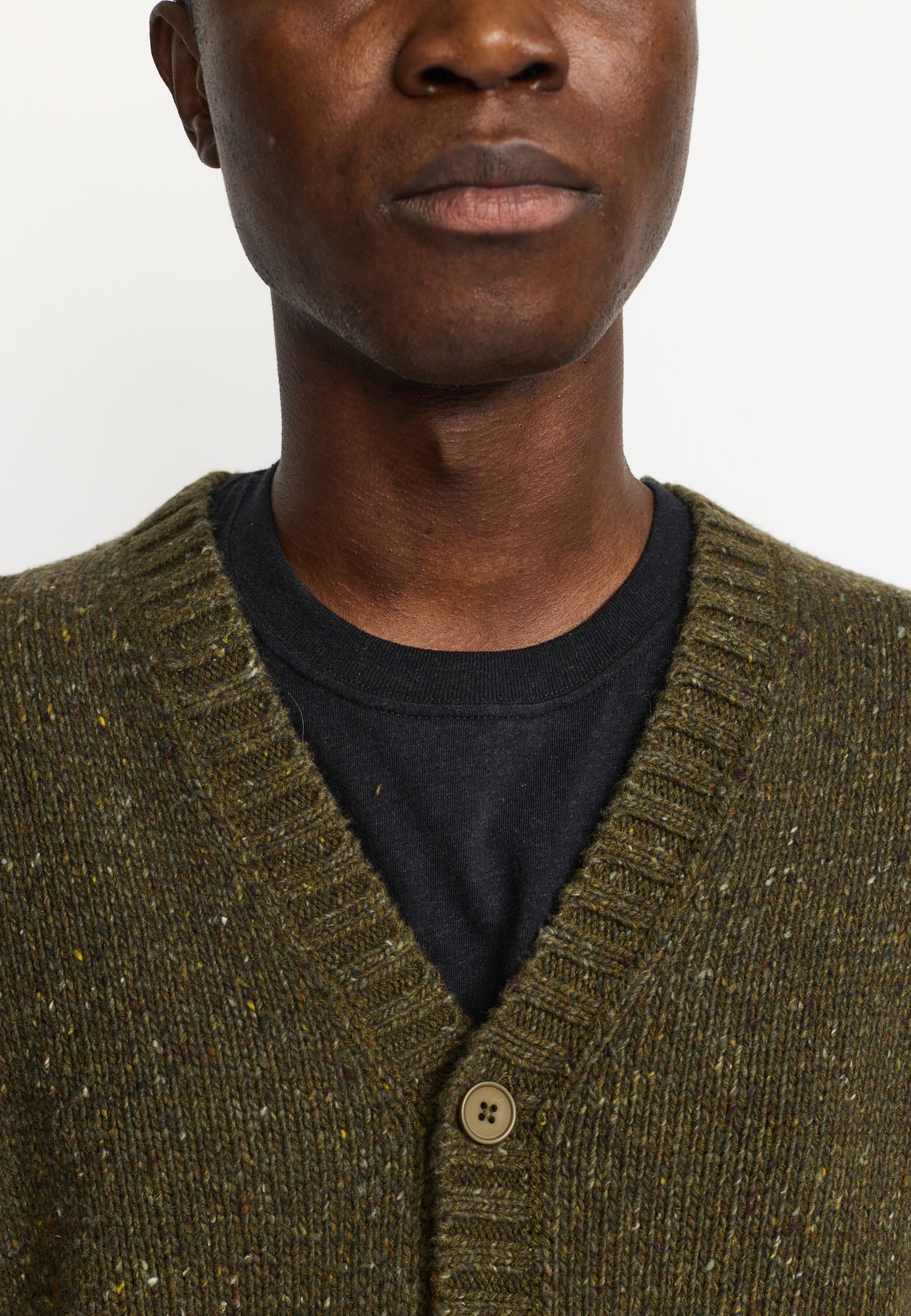 Revolution Knit Cardigan Knitwear Army
