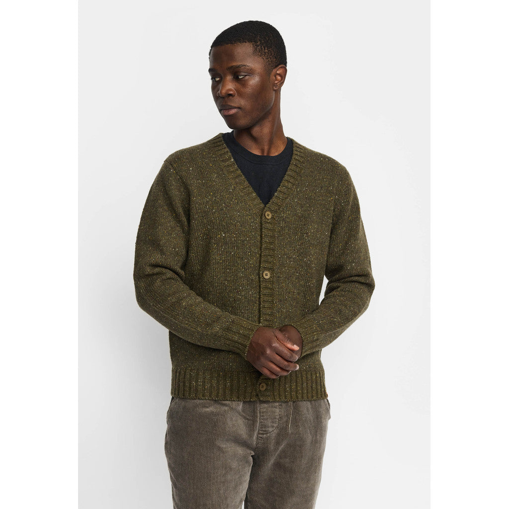 Revolution Knit Cardigan Knitwear Army