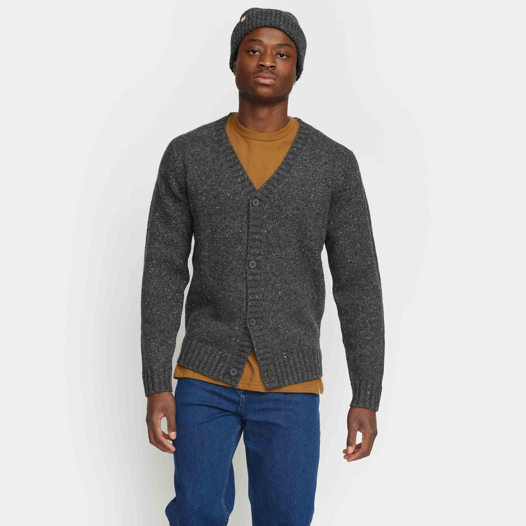 Revolution Knit Cardigan Knitwear Black